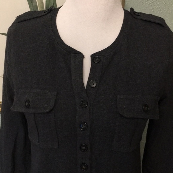 EUC J. Crew Dress, Charcoal, size S - Picture 2 of 4